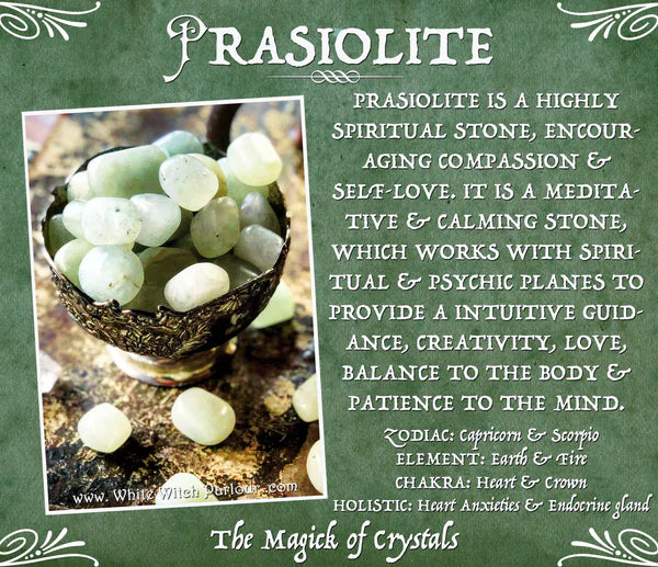 Prasiolite - green amethyst