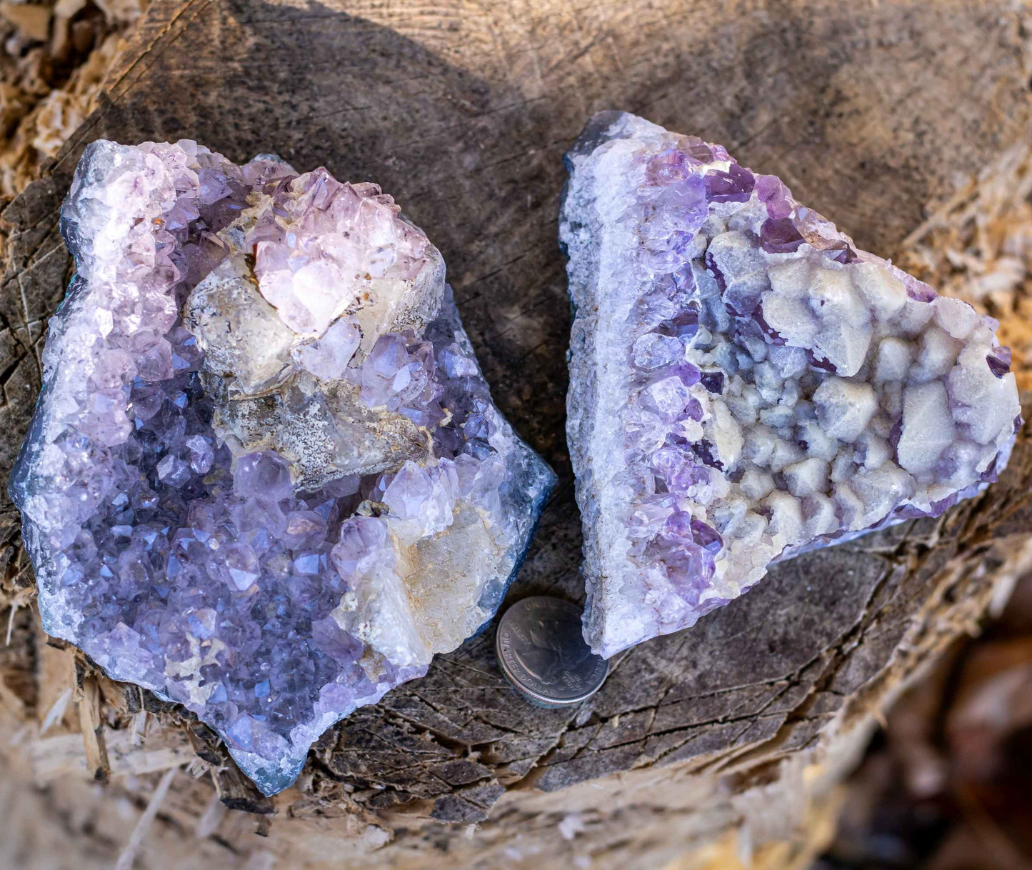*RARE* Amethyst w/ Calcite