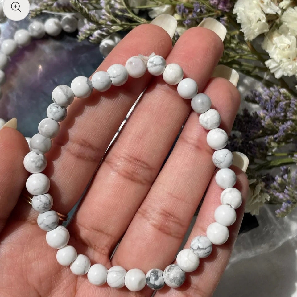 Howlite bracelet