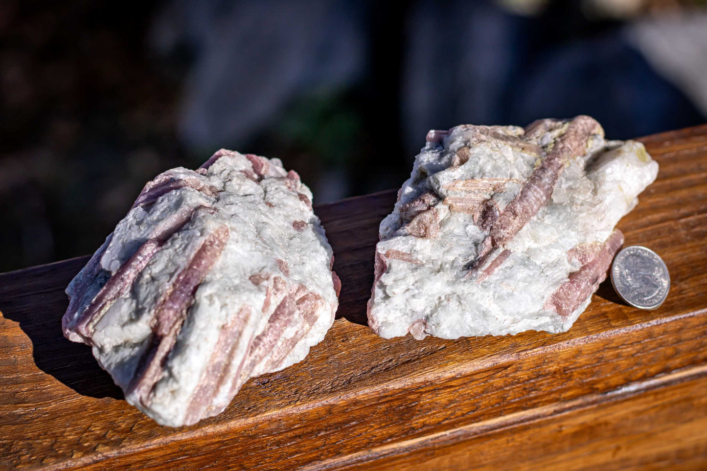Pink Tourmaline in Matrix