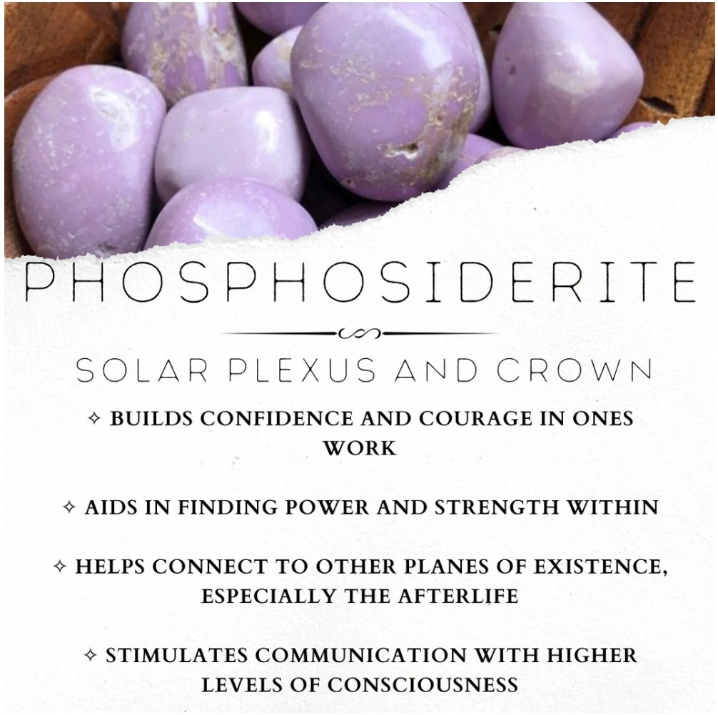 Phosphosiderite bracelet