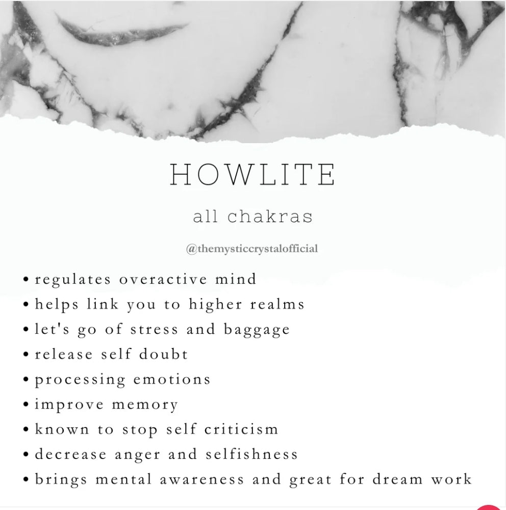 Howlite bracelet