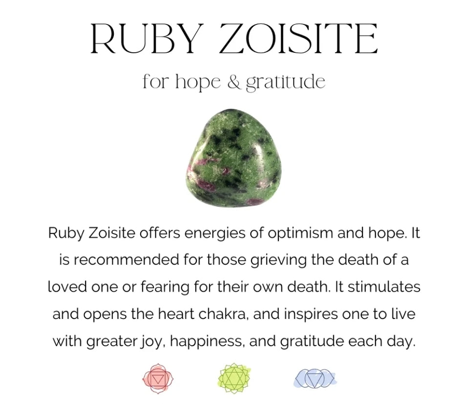 Ruby Zoisite mini spheres