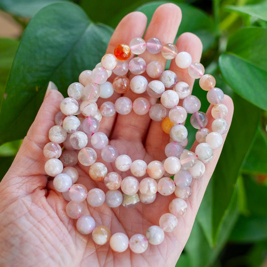 Flower Agate bracelet