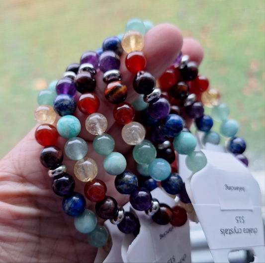 Chakra crystal bracelet