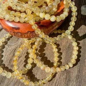 Citrine bracelet