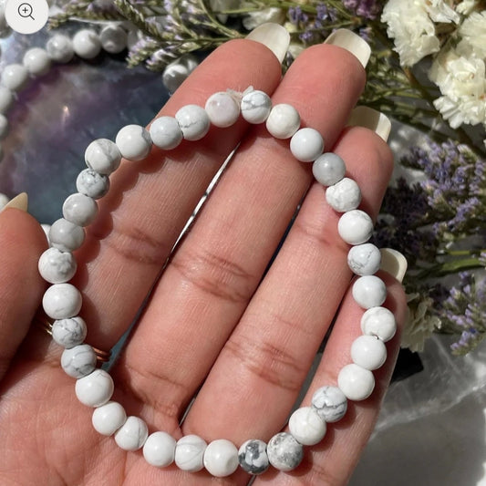 Howlite bracelet