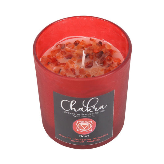 Root chakra candle